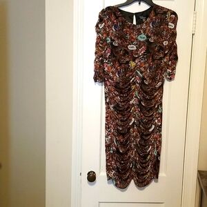 NWT Nicole Miller Tiger Dress Size L